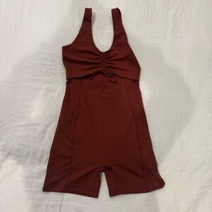 Beach Riot x Anthropologie Avi cutout romper